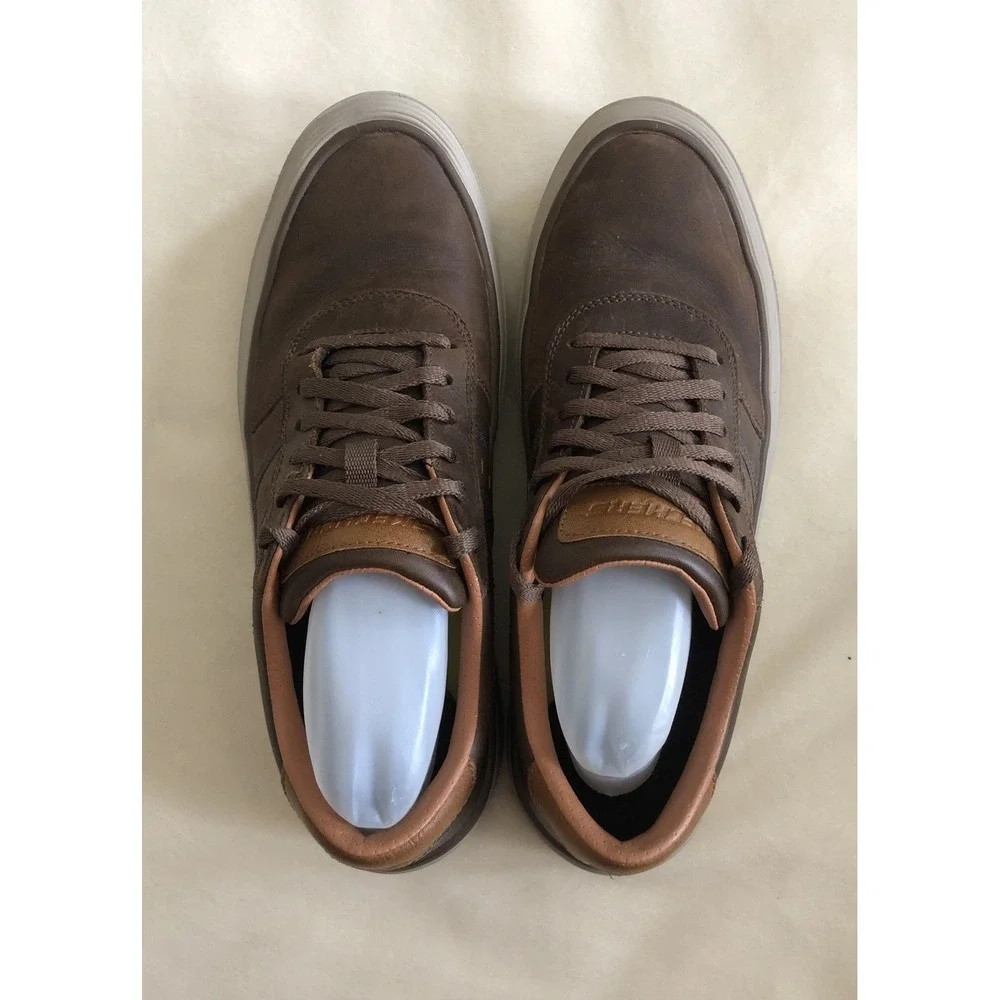 Skechers Viewport Brambo Sneaker Dark Brown Mens 10 EUC
